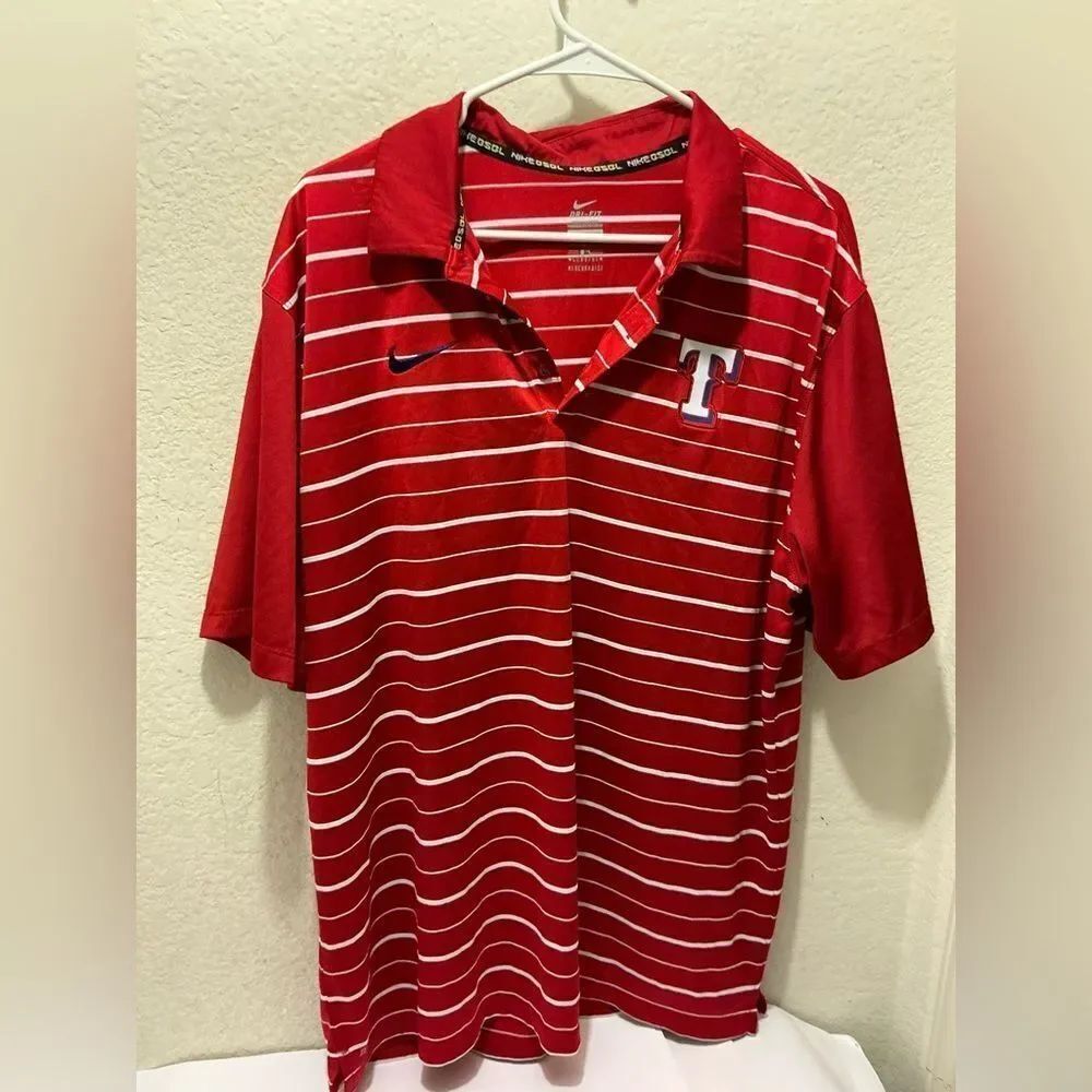 Nike Texas Rangers Casual shirts  Mens Size XL red